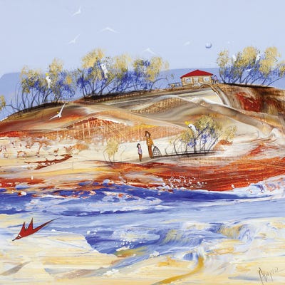 When You Leave Home by Adam Bogusz framed canvas print