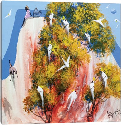 Free As A Bird Canvas Art Print - Adam Bogusz