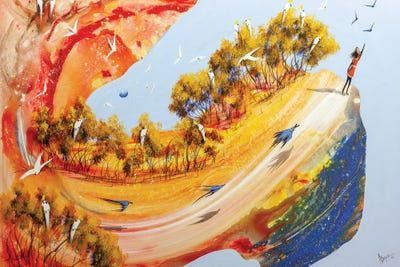 I Always Tried To Reach You by Adam Bogusz framed canvas print