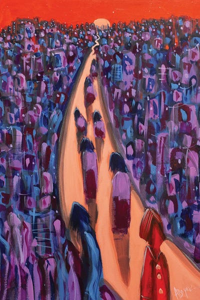 It's Never Too Late by Adam Bogusz framed canvas print