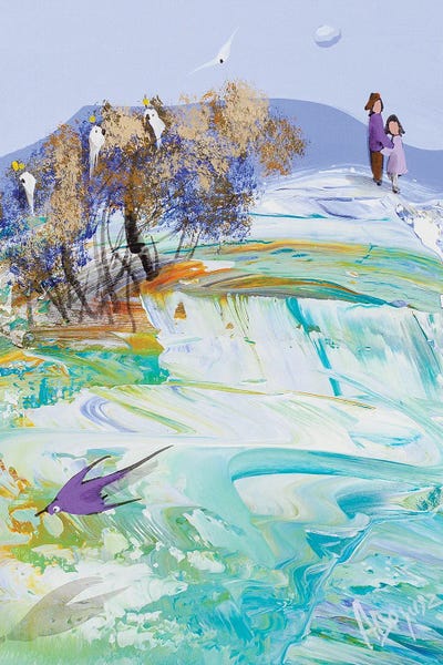 Leaving The Nest by Adam Bogusz framed canvas print