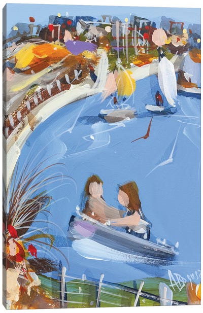 On The Water Canvas Art Print - Adam Bogusz