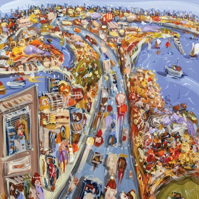 Playing My Own Song by Adam Bogusz framed canvas print