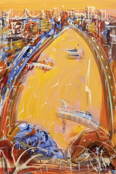 Riverside Reflection by Adam Bogusz framed canvas print