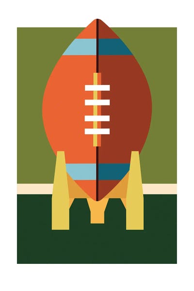 Kids Sports Art: Kick Off by Beth Bordelon