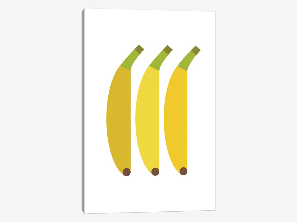 Graphic Bananas by Beth Bordelon 1-piece Art Print