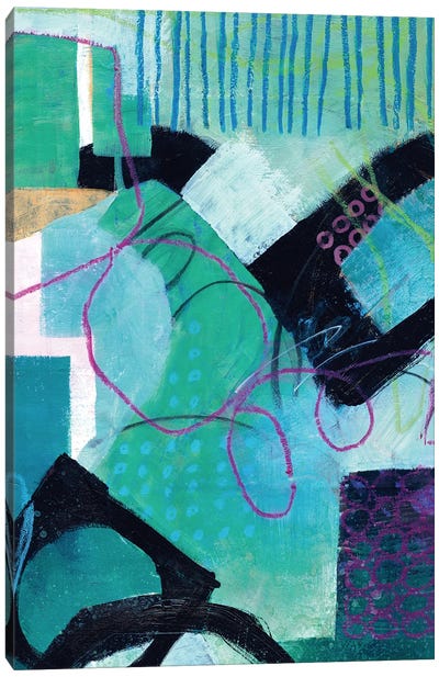 Joyful Abstract II Canvas Art Print - Beth Bordelon