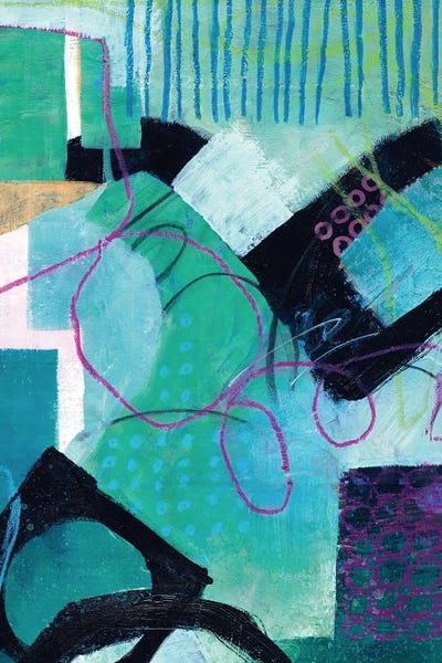 Beth Bordelon: Joyful Abstract II by Beth Bordelon