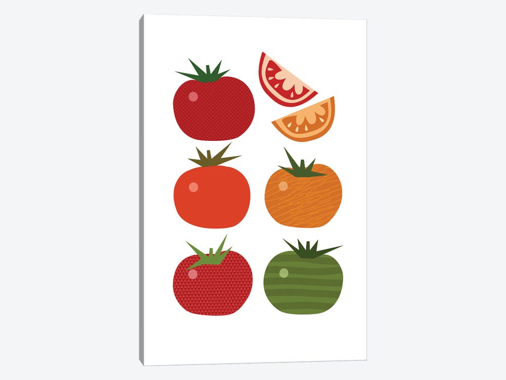 Tomato Pop Art by Beth Bordelon 1-piece Art Print