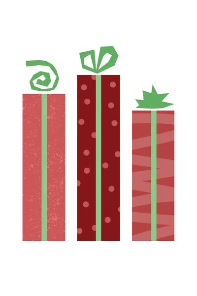 Christmas Gifts by Beth Bordelon framed canvas print