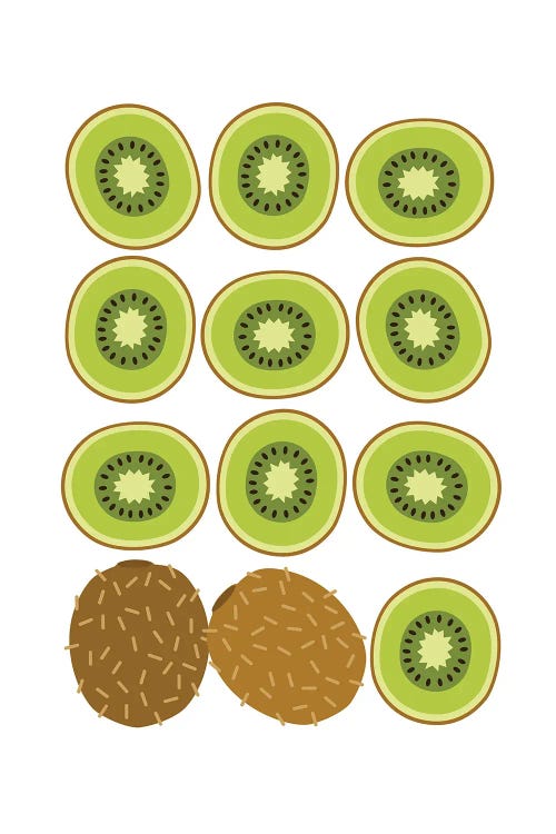 Kiwifruit Pop Art