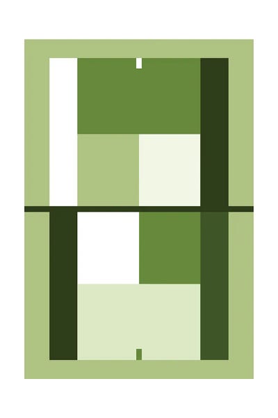 Kids Sports Art: Tennis Court In Green by Beth Bordelon