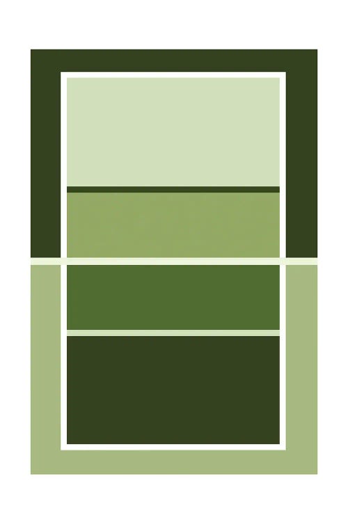 Volleyball Court In Green by Beth Bordelon wall art