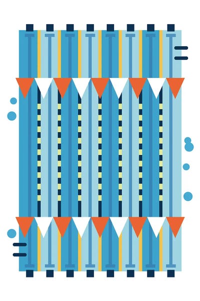 Kids Sports Art: Swimming Pool Splashy Pop Art by Beth Bordelon