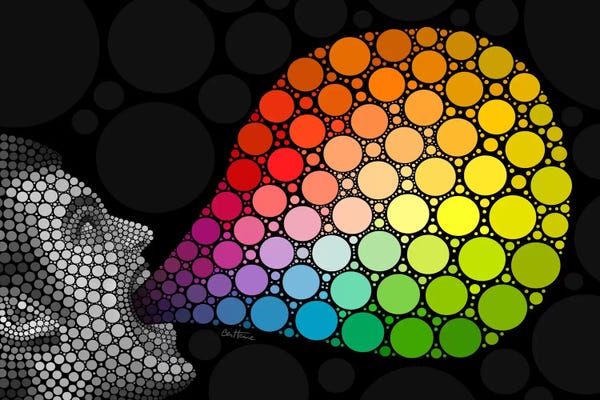 Geometric Patterns: Give Me Colors by Ben Heine