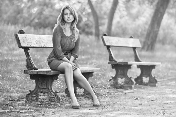 Figurative Photography: Waiting for Someone by Ben Heine