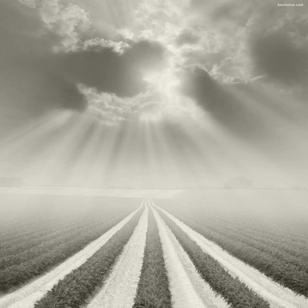 Cloudy Sunsets: There Is A God Somewhere by Ben Heine