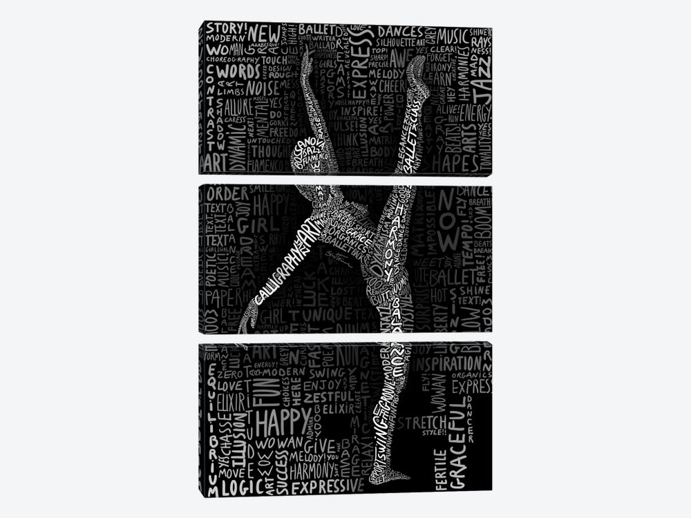 Dancer by Ben Heine 3-piece Canvas Print
