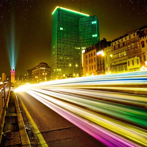 Hyperreal Photography: Brussels By Night by Ben Heine