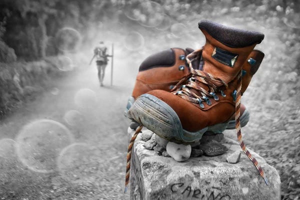 Ben Heine: Keep Walking by Ben Heine
