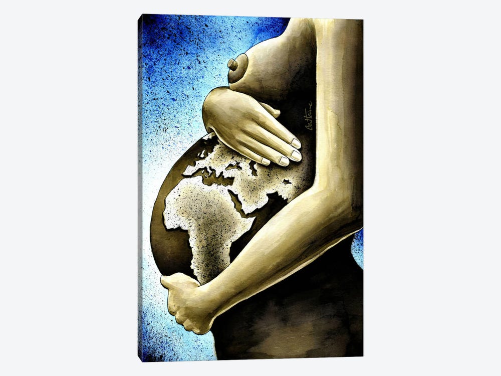 Mother Africa by Ben Heine 1-piece Art Print