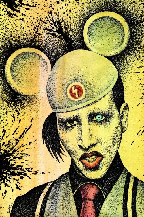 Marilyn Manson II by Ben Heine wall art