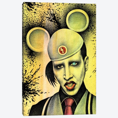 Marilyn Manson II Canvas Print #BHE160} by Ben Heine Canvas Wall Art