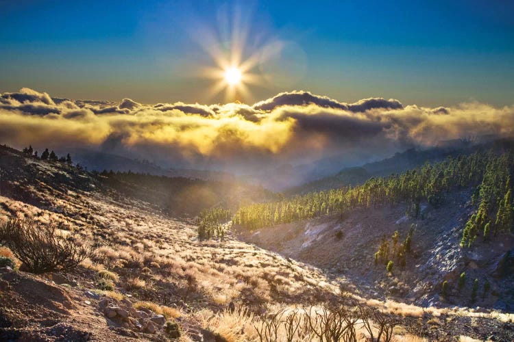 Cloudy Mountain by Ben Heine wall art