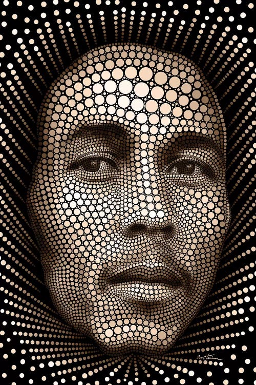Bob Marley by Ben Heine wall art