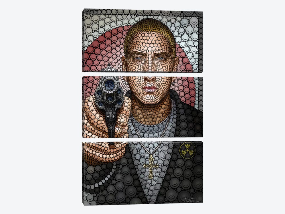 Eminem by Ben Heine 3-piece Art Print