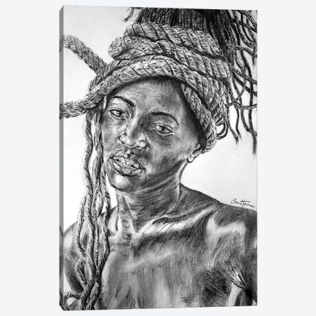 African Canvas Print #BHE228} by Ben Heine Canvas Print