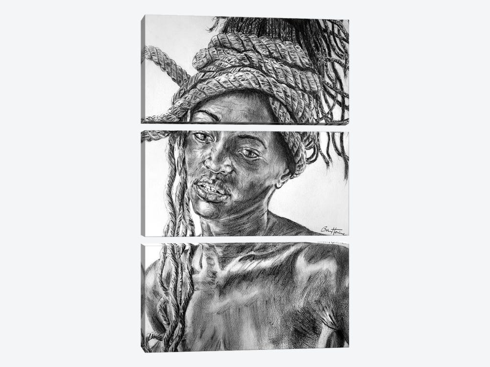 African by Ben Heine 3-piece Canvas Artwork