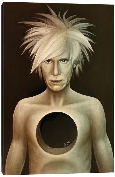 Andy Warhol Canvas Art Print - Ben Heine