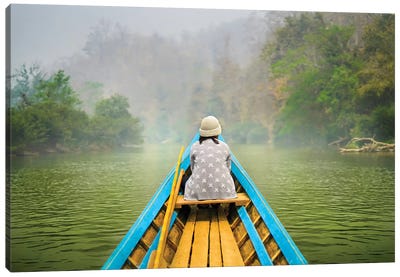 Destiny Thailand Canvas Art Print - Canoe Art
