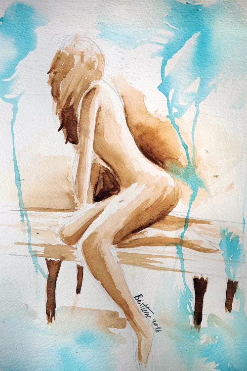 Watercolor Study - Woman