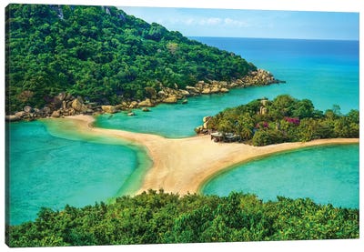 Koh Nang Yuan Paradise Island In Thailand Canvas Art Print - Ben Heine