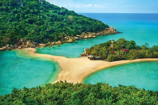 Islands: Koh Nang Yuan Paradise Island In Thailand by Ben Heine