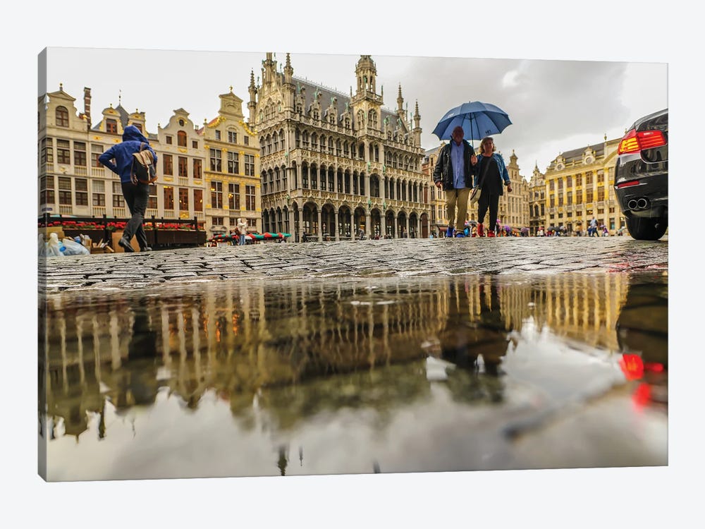 Brussels Grand Place II by Ben Heine 1-piece Canvas Art Print