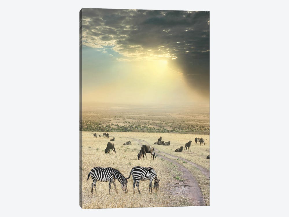 Once Upon A Time In Kenya VI by Ben Heine 1-piece Canvas Wall Art