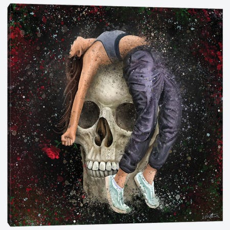 Poisoned Flower - Astro Cruise XXXIV Canvas Print #BHE359} by Ben Heine Canvas Print