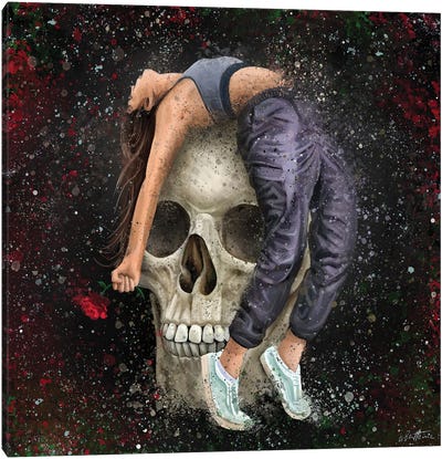 Poisoned Flower - Astro Cruise XXXIV Canvas Art Print - Ben Heine