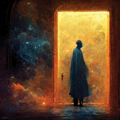 Escape To Another Universe Astro Cruise by Ben Heine art print