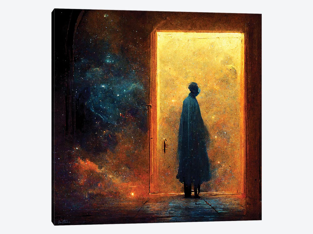 Escape To Another Universe Astro Cruise by Ben Heine 1-piece Canvas Artwork