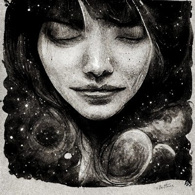 Astro Hair II - Astro Cruise XXVII by Ben Heine art print