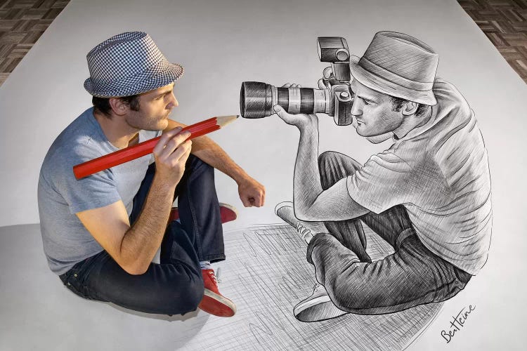 Pencil vs. Camera 73 - Illustrator Vs Photographer