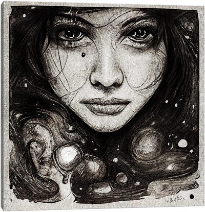 Astro Hair - Astro Cruise XXVIII Canvas Art Print - Ben Heine