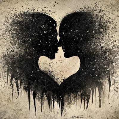 Heart Lovers - Astro Cruise by Ben Heine multi panel art