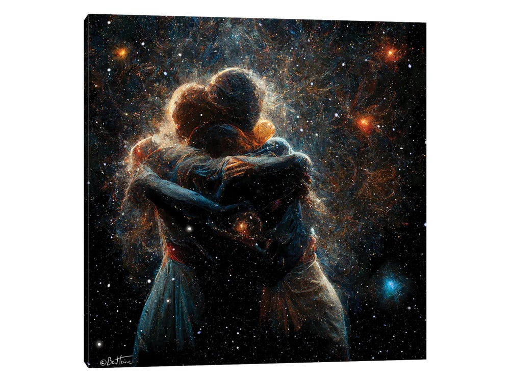 The Two Of Us In The Universe - Astro Cr - Canvas Wall Art