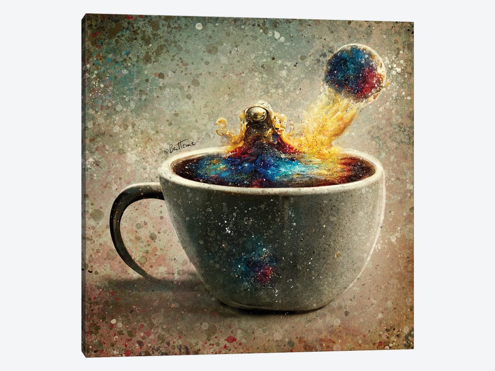 A Cup Of Coffee - Astro Cruise by Ben Heine 1-piece Art Print