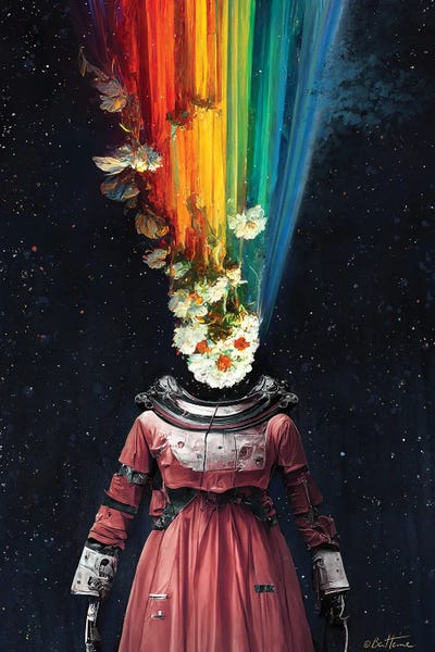 Glitch Effect: A Princess Dream - Astro Cruise by Ben Heine